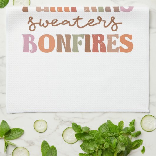 Flannels Pumpkins Bonfire Theedoek (Gevouwen)