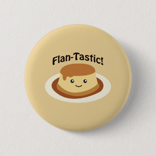 Flantastisch! Cute flan Ronde Button 5,7 Cm