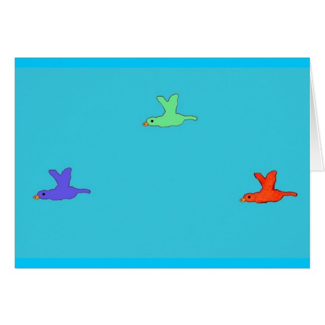 "Flap flap"-kaart (Voorkant Horizontaal)