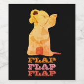 Flap Wijn Etiket (Enkel label)