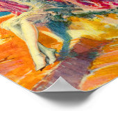 flaper op het strand poster (Hoek)