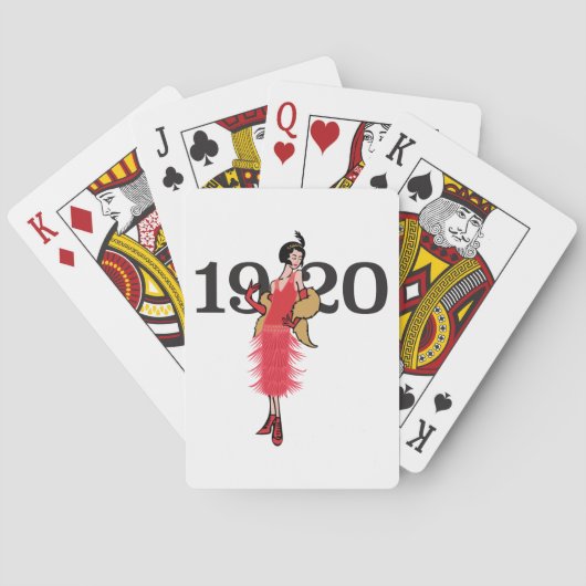 Flapper 1920 pokerkaarten (Achterkant)