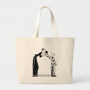 Flapper Art Deco Couple Naughty, maar mooi Tas