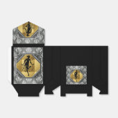 Flapper Art Deco Gatsby Kleine Tent Party Box Bedankdoosjes (Uitgevouwen)