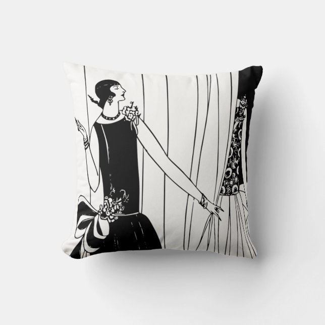 Flapper Beauty Kussen (Voorkant)