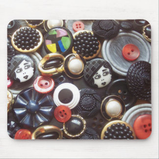 Flapper Button Collage Muismat