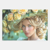  Flapper Dames van de Zuid Decoupage Inpakpapier Vel (Voorkant 2)