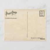  Flapper Dancer La Sylphe Backbend Briefkaart (Achterkant)