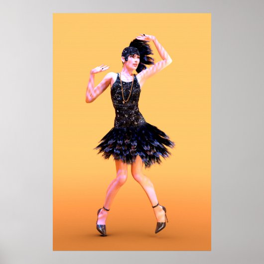 Flapper Dancing  Poster (Voorkant)