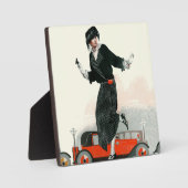 Flapper en Roadster Fotoplaat (Voorkant)