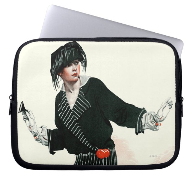Flapper en Roadster Laptop Sleeve (Voorkant)