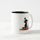 Flapper en Roadster Tweekleurige Koffiemok (Voorkant rechts)