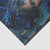 Flapper Girl 3 uit 1920 Tissuepapier (Detail)