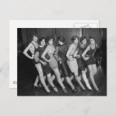 Flapper Girls: 1925 Briefkaart (Voorkant / Achterkant)