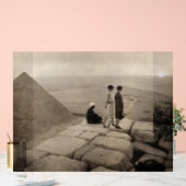 Flapper Girls Sunrise Khufu Pyramid, Égypte 1920 (Mariage)