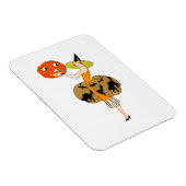 Flapper Holding een Jack-O-Lantern Magneet (Rechterzijde)