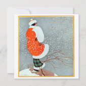 Flapper Holiday-kaarten Bedankkaart (Voorkant)