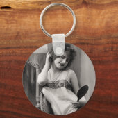 Flapper in Lingerie Sleutelhanger (Voorkant)