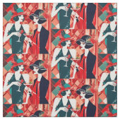 Flapper Kerstfeest Stof (Swatch)