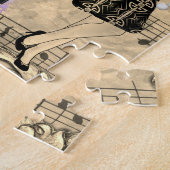 Flapper Lady Music en Glamour Legpuzzel (Zijkant)