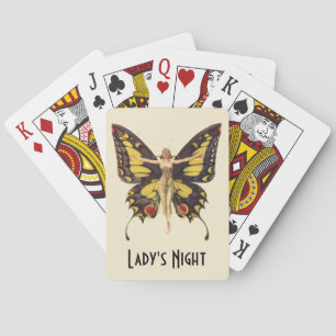 Flapper Lady's Night Pokerkaarten