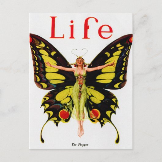  Flapper Life Magazine Briefkaart (Voorkant)