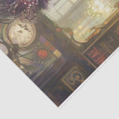 Flapper meisje goud tissuepapier (Detail)