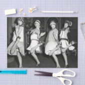  Flapper Meisjes Dansen Tissuepapier (Craft)