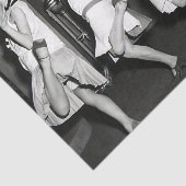  Flapper Meisjes Dansen Tissuepapier (Detail)