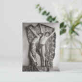 Flapper meisjes Frans  Briefkaart foto (Staand voorkant)