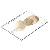 Flapper Mode-ketch - Vrouw met haarstuk Notitieboek (Linkerzijde)