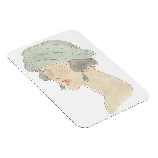 Flapper Mode Schets - Portret Magneet (Rechterzijde)