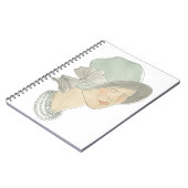 Flapper Mode Sketch - Vrouw met Pet Notitieboek (Linkerzijde)