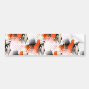 flapper polkadots bumpersticker