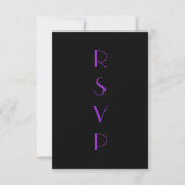 Flapper RSVP in Paarse (Voorkant)