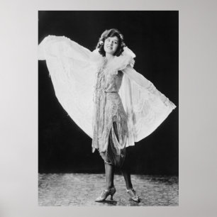 Flapper Style Dress uit de jaren 20 Poster