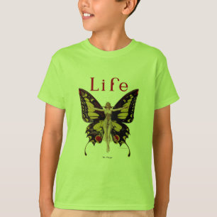 Flapper Vlinder Leyendecker Vrouw Illustratie T-shirt