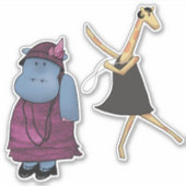 Flapper vrienden sticker (Voorkant)