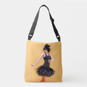 Flapperdansen vintage crossbody tas