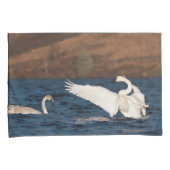 Flapping Swan Kussensloop (Voorkant-Rechts)