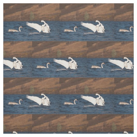 Flapping Swan Stof (Swatch)