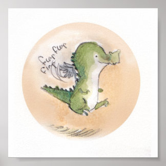 Flappy Cuthbert Print