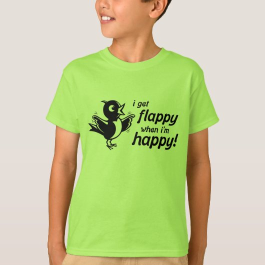 Flappy Happy T-Shirt (Voorkant)