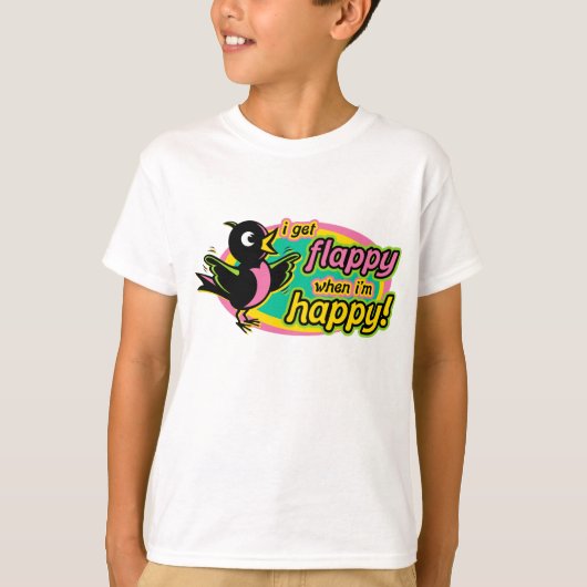 Flappy Happy T-Shirt (Voorkant)