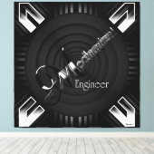 Flare déco de l'ingénieur mécanique (Insitu (Plancher de Bois))