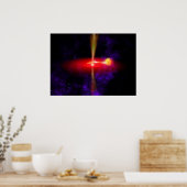 Flaring Black Hole Poster (Keuken)