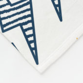 Flash. Bliksembolt naadloos patroon. Achtergrond Fleece Deken (Hoek)