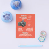 Flash-camerapictogram, fotograaf, fotografische hi flyer (Enkel)