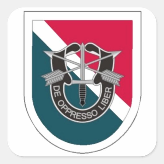 FLASH/DUI 11E SPECIAL FORCES GRP-STICKERS VIERKANTE STICKER (Voorkant)