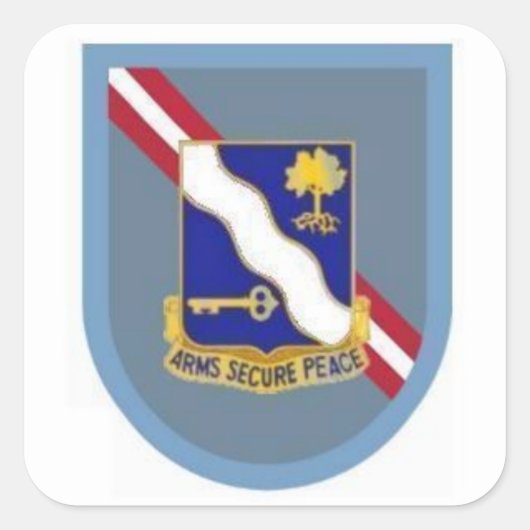 Flash DUI 1st Bn 143rd Inf 36th ABN BDE Stickers (Voorkant)